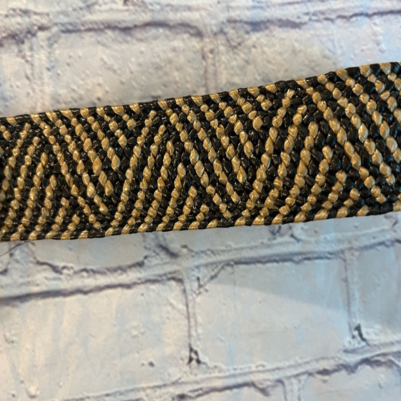 ETHNIC STYLE STRETCH WOMENS WIDE BELT COVERED BUCKLE SIZE 14/16 - Picture 9 of 11